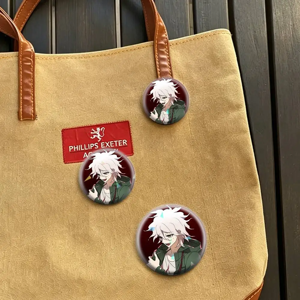 N-Nagito K-Komaeda  32/44/58mm Handmade Pins Round Brooch Badge Backpacks Clothes Jewelry Gifts