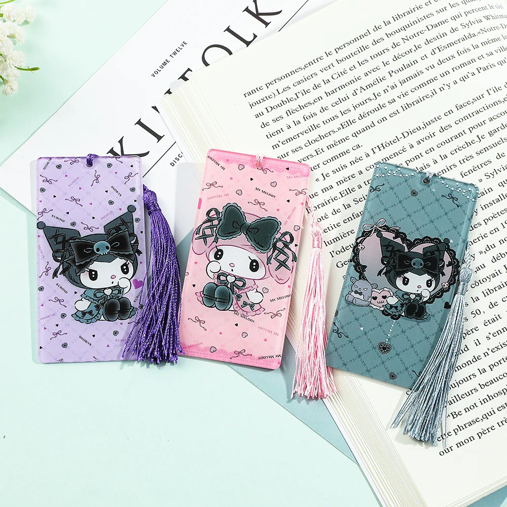 Cute Kurumi Bookmark Acrylic Bookmarks Cartoon Fans Collectors People Friends Perfect Gift Back to School Season School Supplies