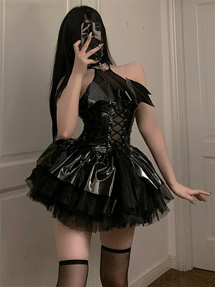 Disfraz de Halloween para mujer, traje de sirvienta, vestido de Lolita, uniforme de sirviente francés, lencería Sexy, picardías
