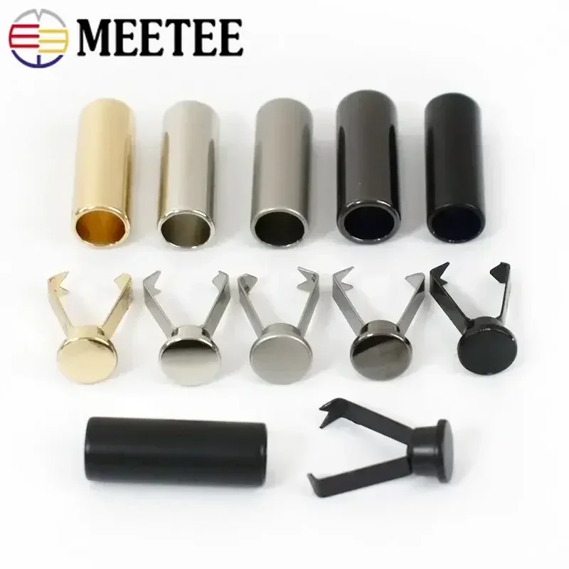 20/50/100Pcs Drawstring Ends Stopper Button Metal Cord End Lock Cap Hanging Bell Buckle Clothes Shoes Sewing Buttons Accessories