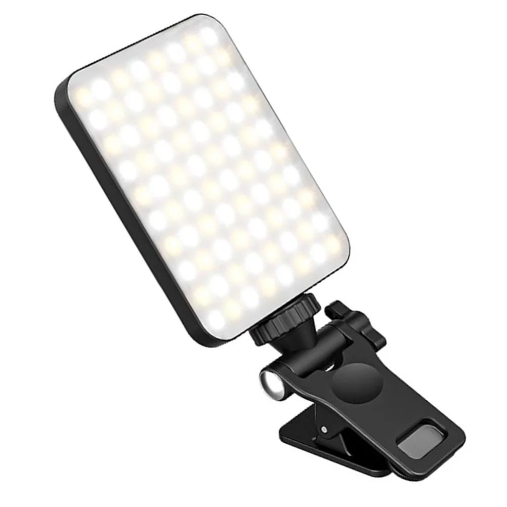 Luz de vídeo LED, luces portátiles, cámara para computadora, transmisión en vivo, Pp, trabajo, Mini habitación