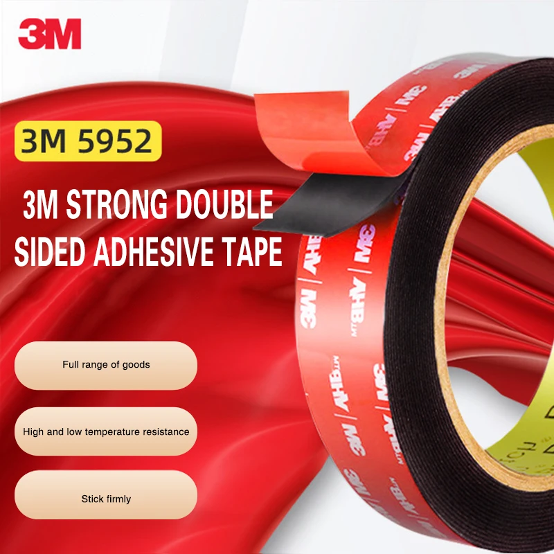 3M Traceless VHB Double Sided Tape High Viscosity High Temperatur Resistant 0.4Mm Thickness Tape for Home Industry Two Face Tape