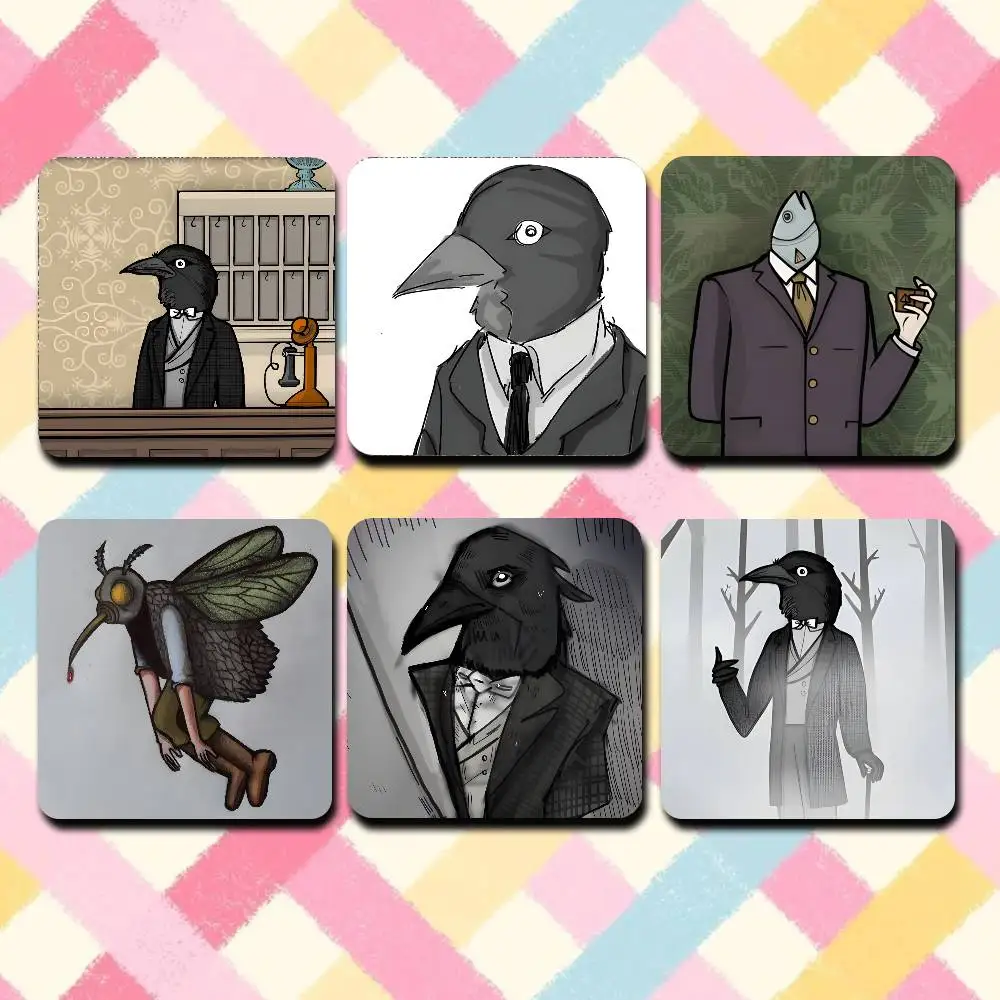 

Game R-Rusty Lake Button Cute Cartoon Anime Refrigerator Magnets Soft Magnetic Heat Transfer Refrigerator Magnets Gift