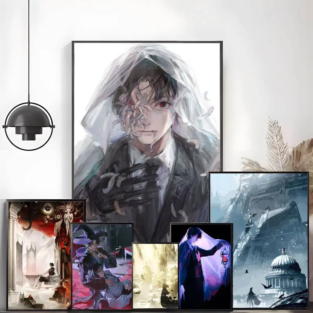 L-Lord of M-MysteriesS Poster Self-adhesive stickers are suitable for any wall surface waterproof moisture-proof