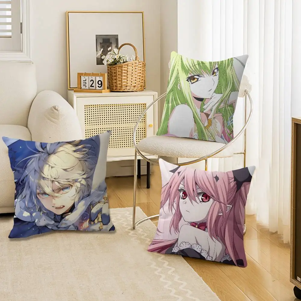 A-Anime-Seraph-Of-The-End Pillow Anime Pillow Sofa Bed Head Pillow Cover Cushion Cover 45x45 cm Fashion