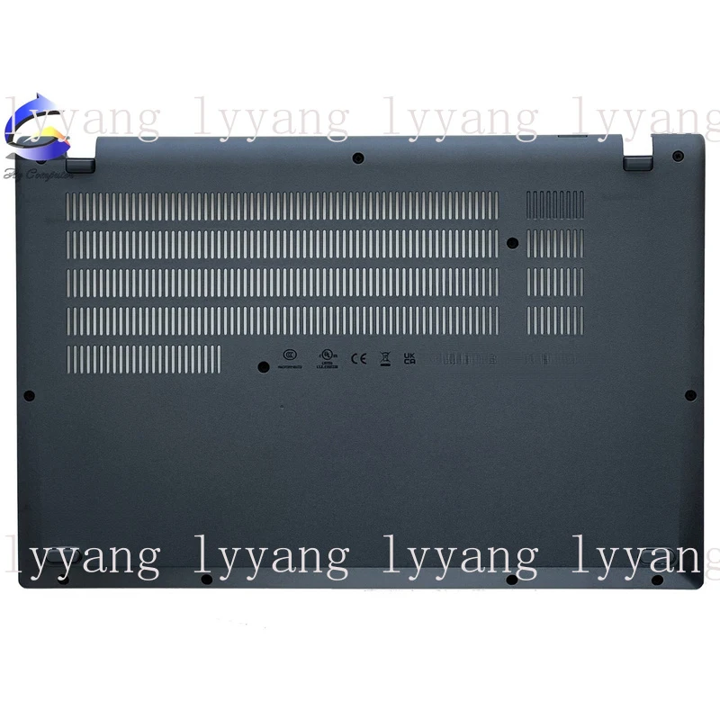 f  New For Lenovo Thinkpad L14 Gen 3 Bottom Lower Case Base D Cover W/ Lan Port BLK