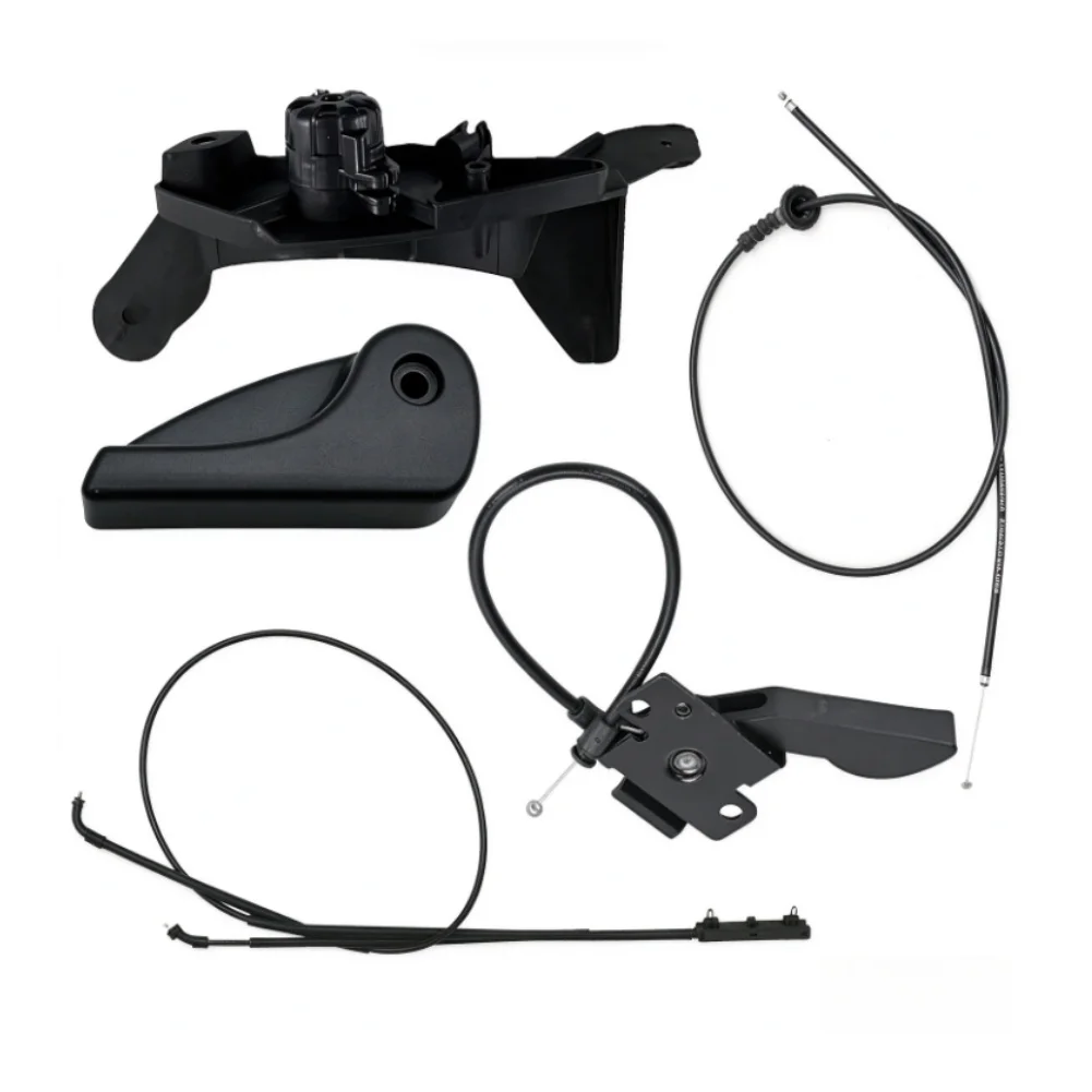 Replacement Hood Release Handle for BMW X5 X6 2014-2018 with For Bonnet Release Cable Bracket 51437284598 51437148523