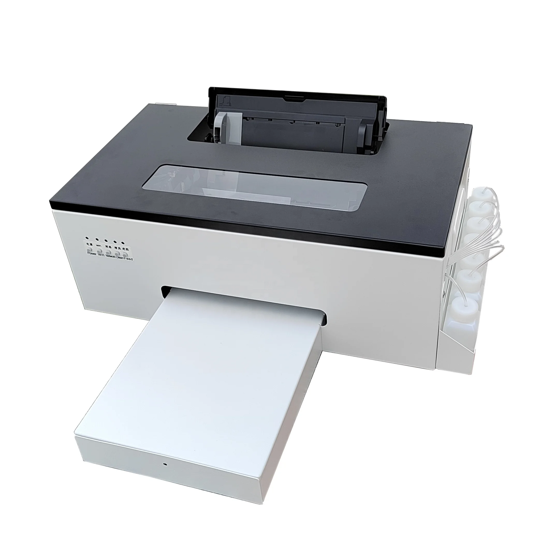 Custom UV Dtf  L1800 Printer Inkjet T-shirt Heat Transfer Printing Machine UV DTF With Free Software  Pet Film Dtf