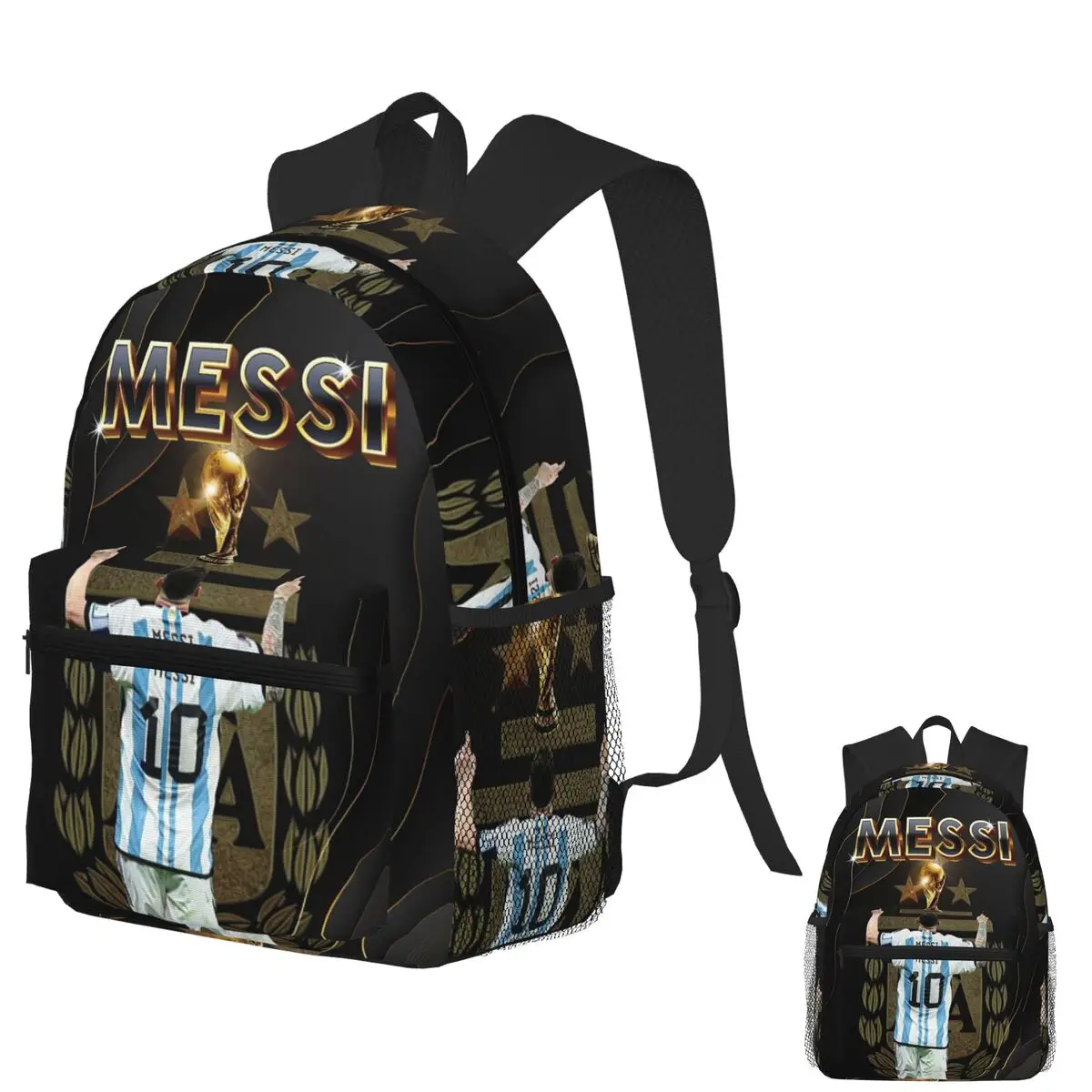 

Cartoon C-CR7 Football-Stars Student Backpack School Bag Hiking Travel Daypack for Men Women Fashion Bookbag Shoulder Bags