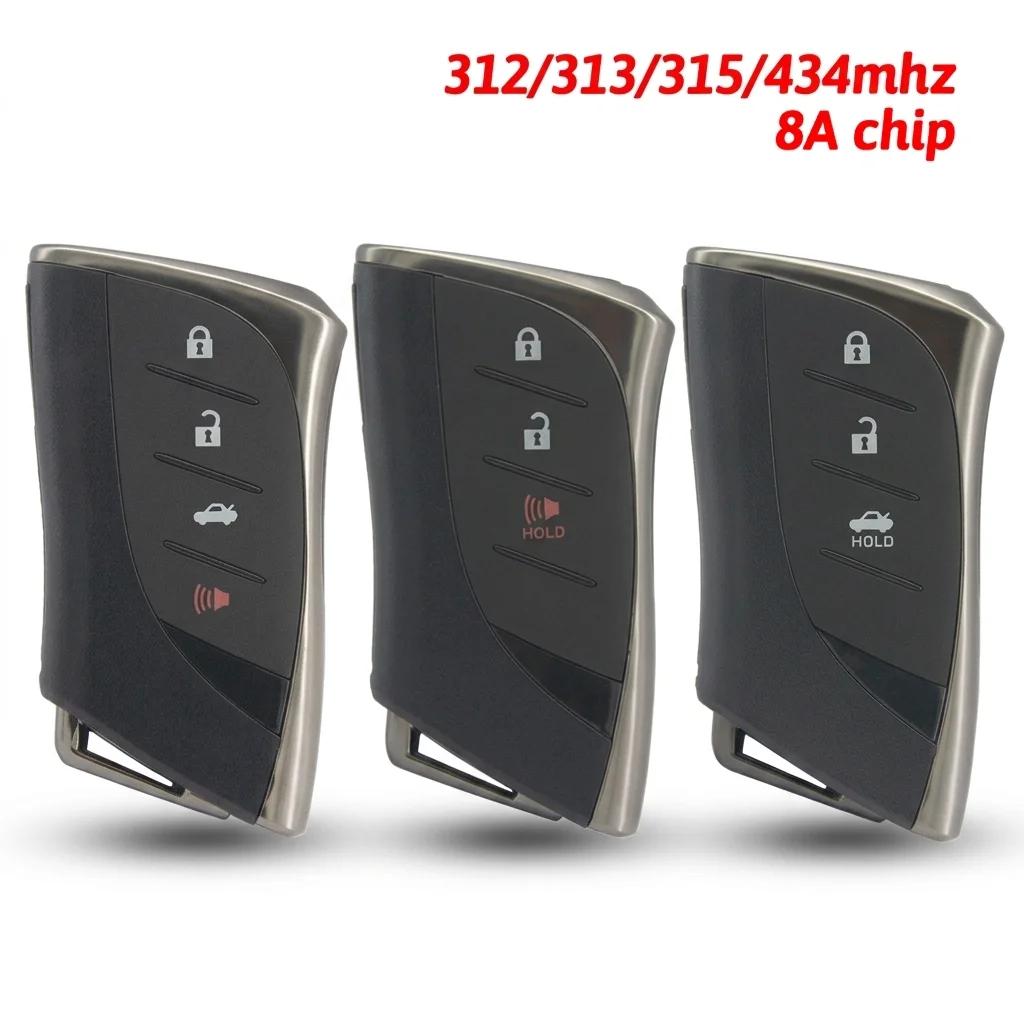 

kigoauto Smart Key 312/314/315/433MHz 8A Chip for Lexus ES LS UX LC 2019-2021 FCC HYQ14FBF PN 8990H-33020/50010/50A81/76010