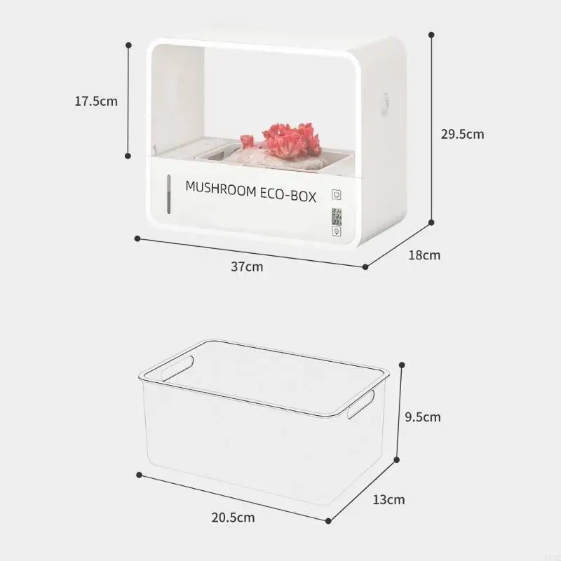 WXTC Home Fungo Coltivazione Ecological Box String Funghi Fioring Strumento giardinaggio