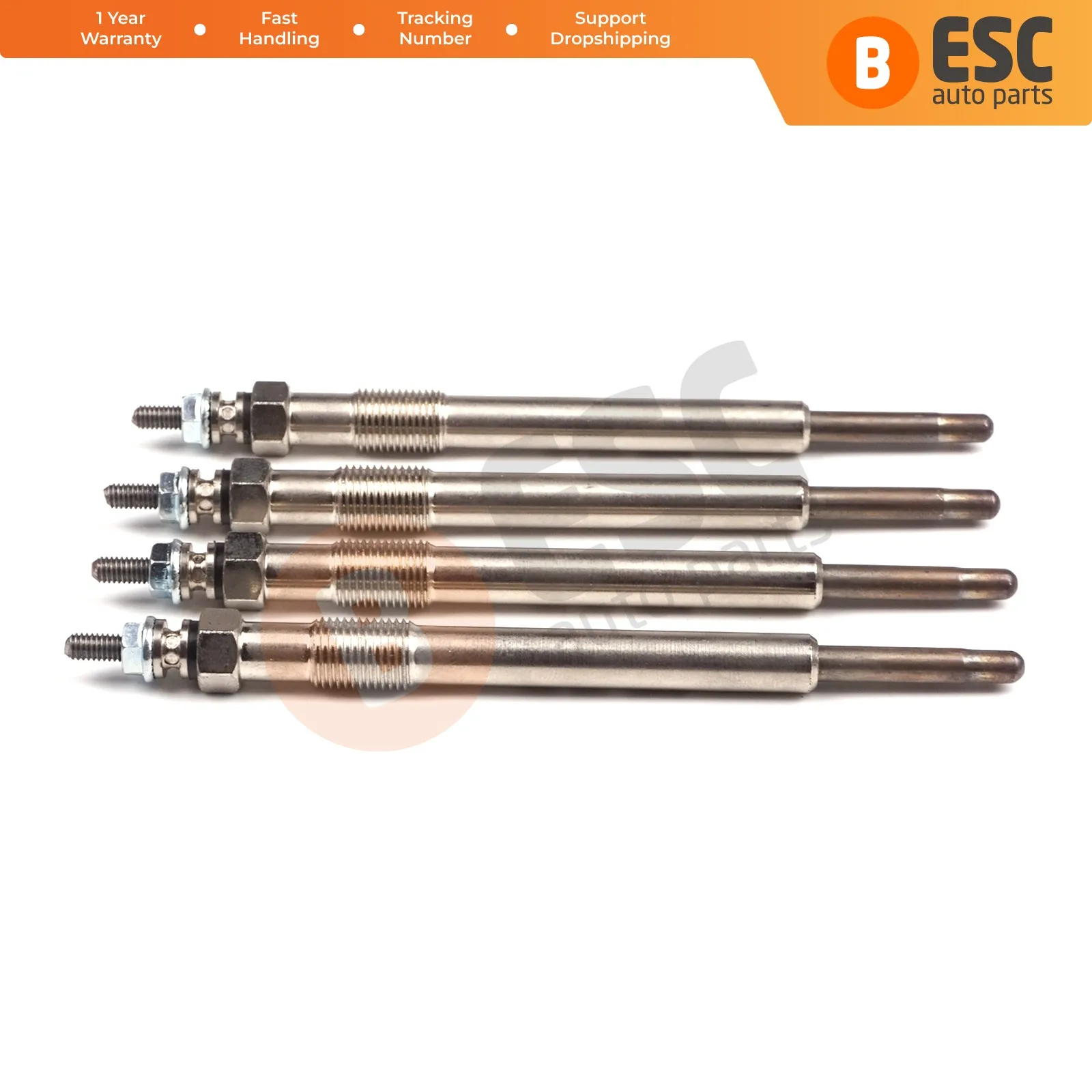 ESC Auto Parts EGP10-1 4 Pcs Heater Glow Plugs GX126, 944MJ, 100226206 for Vauxhall Opel Vectra B Fast Shipment Ship From Turkey