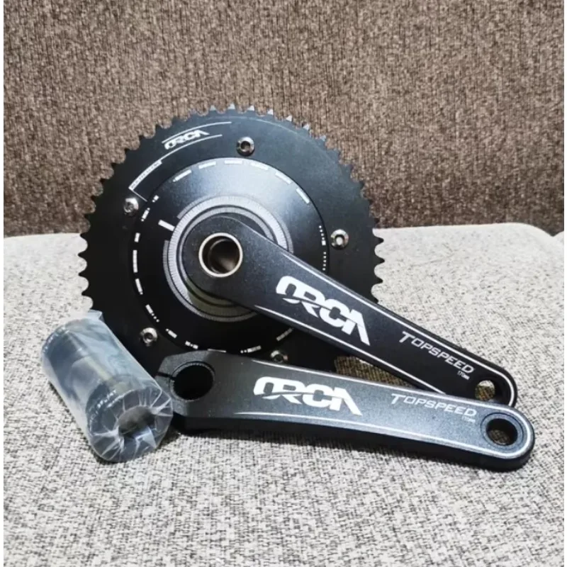 

Orca Manufacture Track Bike Chainring Bcd144 47-70T 144bcd Hollow/square Crank Track Bicycle Crankset Fixed Gear Bicycle PartsAT