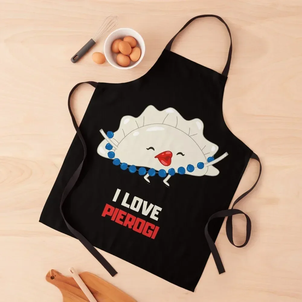 

I love pierogi Apron Kitchen Apras For Women Chef Uniform For Men Women Kitchen Kitchen For Man Apron