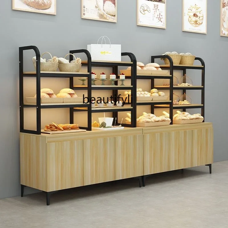 

Bread Cabinet Multi-layer Snack Shelf Biscuit Side Cabinet Baking Cake Shop Nakajima Bread Shelf Bulk