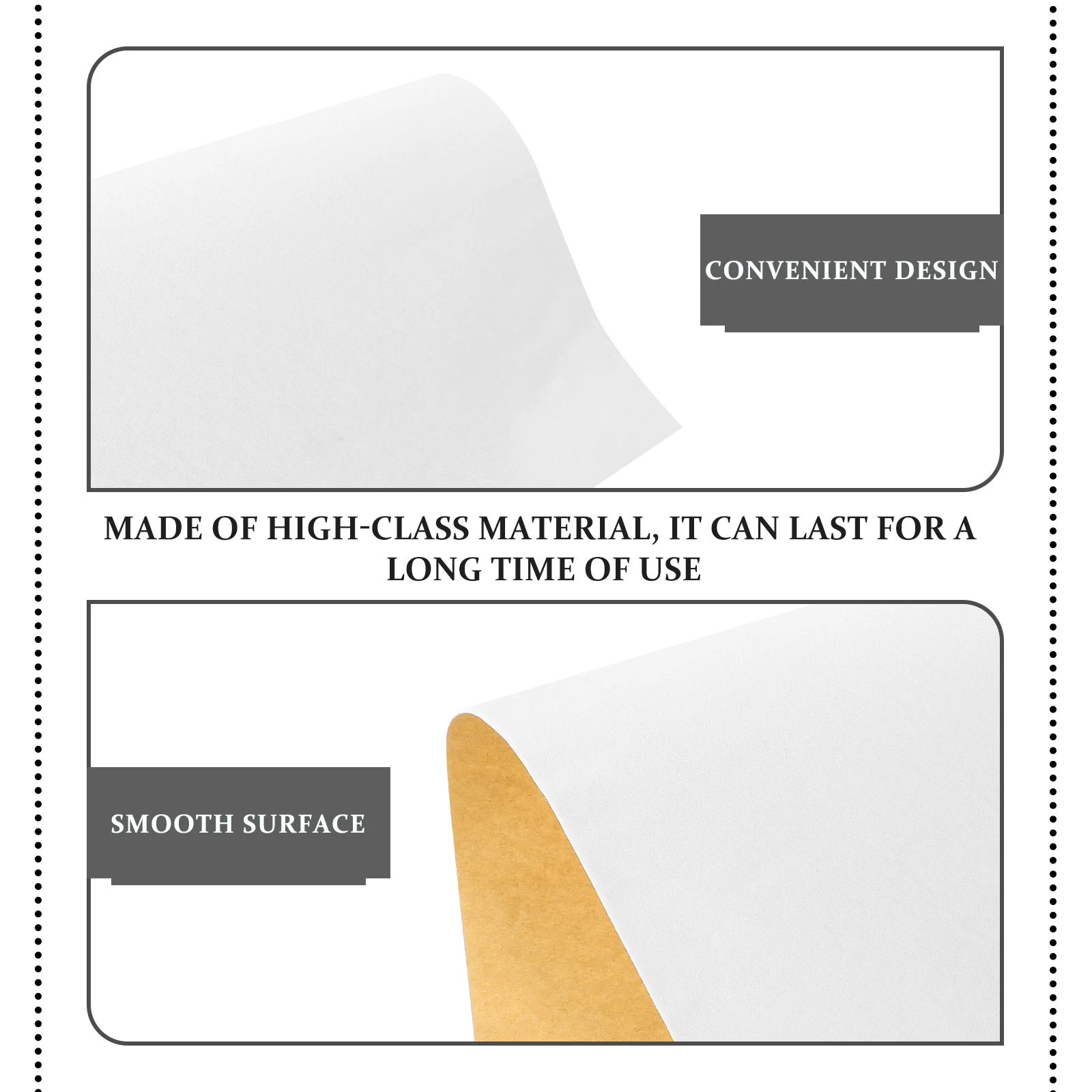 

5 Sheets White Self adhesive Flocking Cloth Jewelry Box Liner Felt Drawer Velvet Material Durability Practical Usage