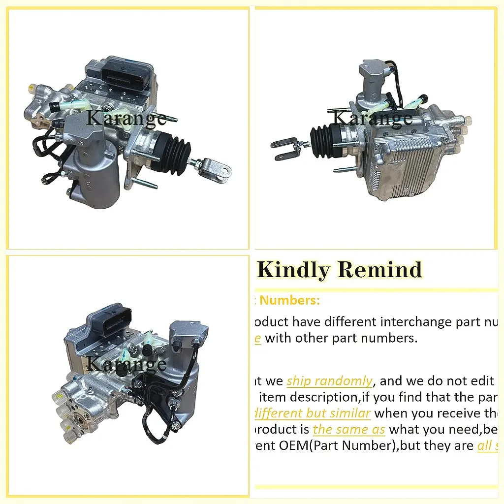 

Refurbished Brake Booster Master Cylinder for 2010-2012 for Toyota Prius 47050-47150