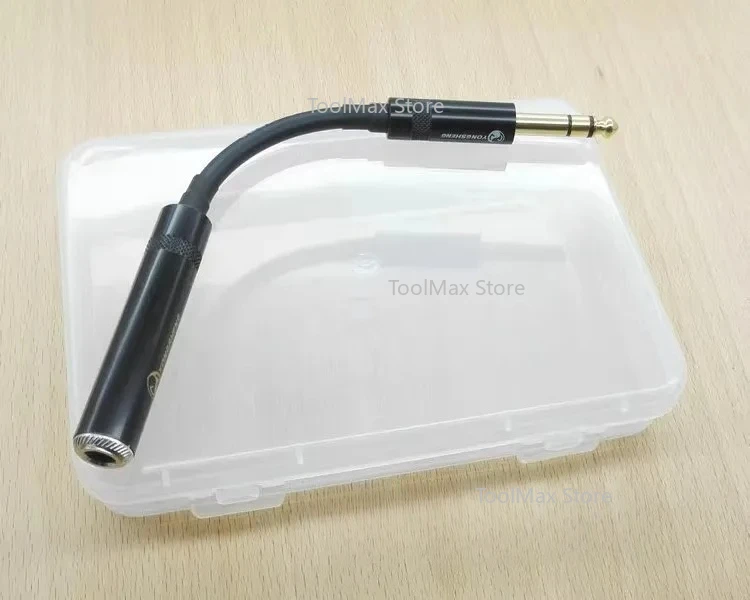 6.5mm macho para fêmea áudio 56ohm/75ohm/110ohm/150ohm/210ohm/309ohm adaptador de impedância plug para reprodutor de alta fidelidade/fone de ouvido/amp