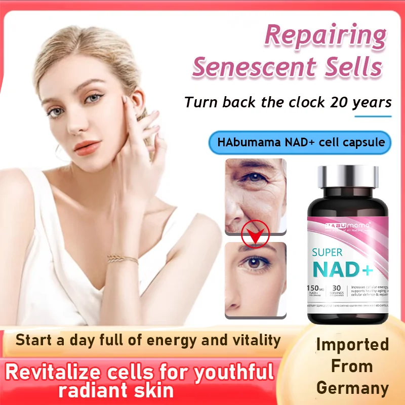 

Natural Anti Aging Capsule , NAD+ Supplements, Increase Cellular Energy Support, Promote Skin Cell Health, Help Cell Repair