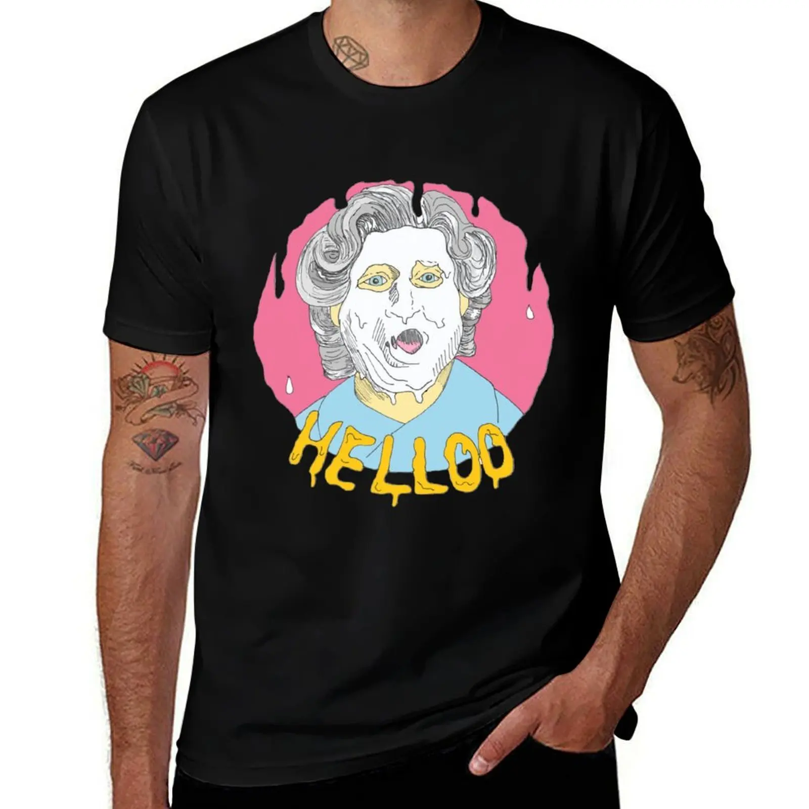 Mrs Doubtfire Hello, robbie williams, gifts for her, gifts for him T-Shirt Basic Tee Shirt for Everyday Outfit T-Shirt