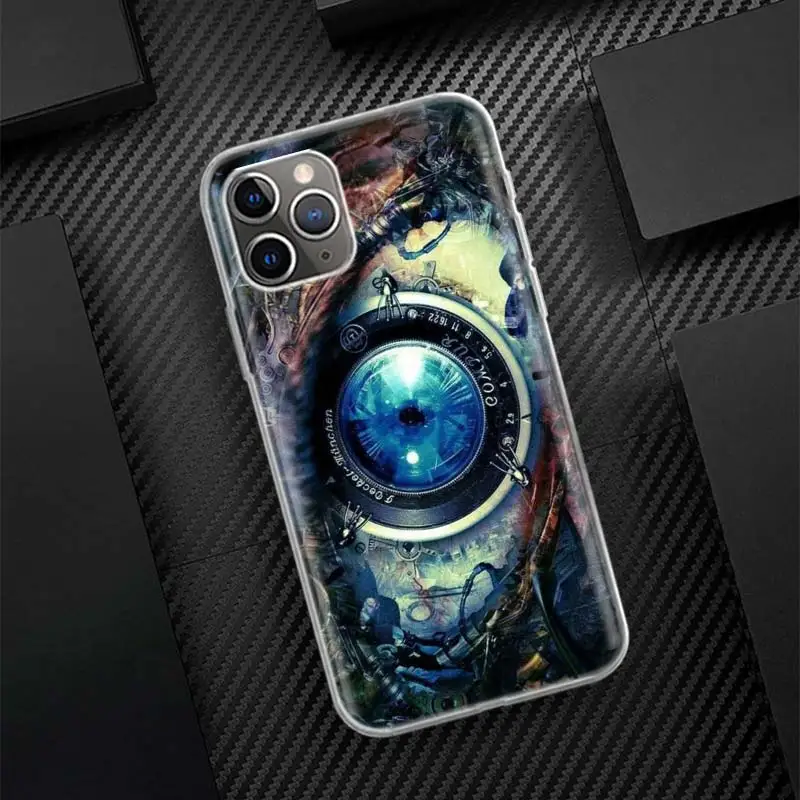 Steampunk Gear Mechanical Silicon Call Phone Case For Apple iPhone 16 15 14 11 Pro Max 13 Plus 12 Mini 7 8 + X XR XS SE Cover Sh