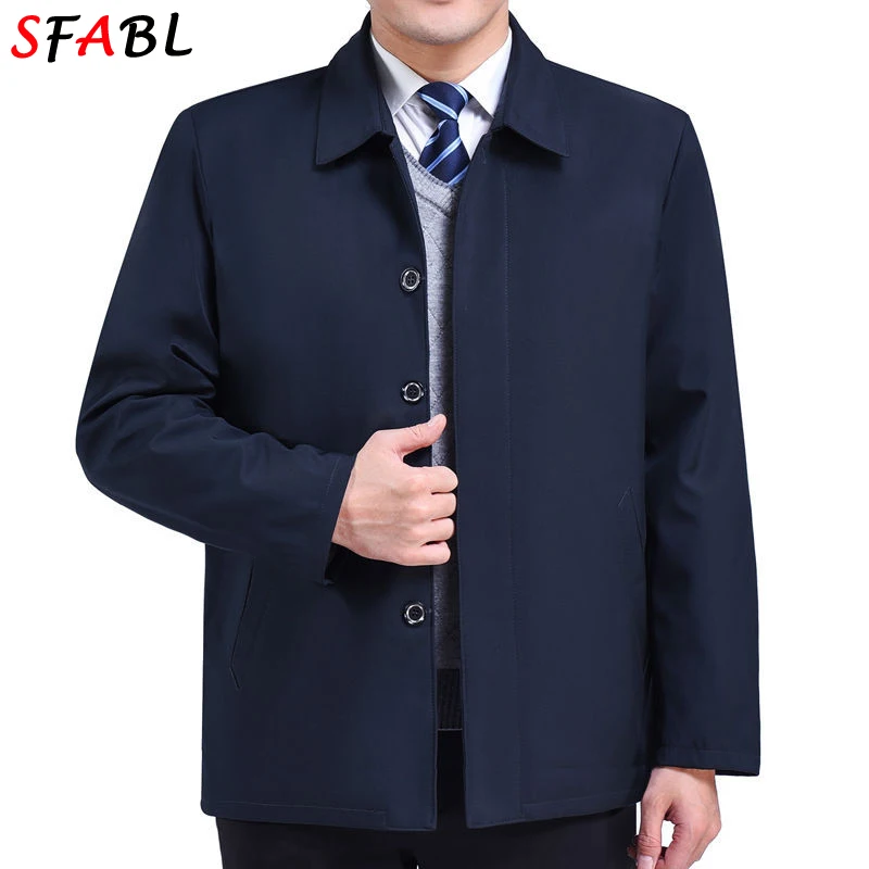 بليزرات مبطنة دافئة للرجال سترة شتوية فاخرة سترات شتوية غير رسمية للرجال معطف رسمي للعمل والمكتب ملابس خارجية باللون الأسود