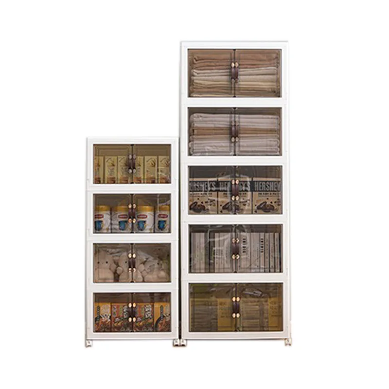 HYS folding storage cabinet wardrobe clothes sorting box storage box household storage locker