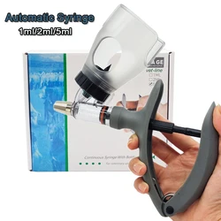 1m/2ml /5ml Automatic Veterinary Continuous Syringe Animal Injection Adjustable Vaccine Injection for livestock Pig Sheep