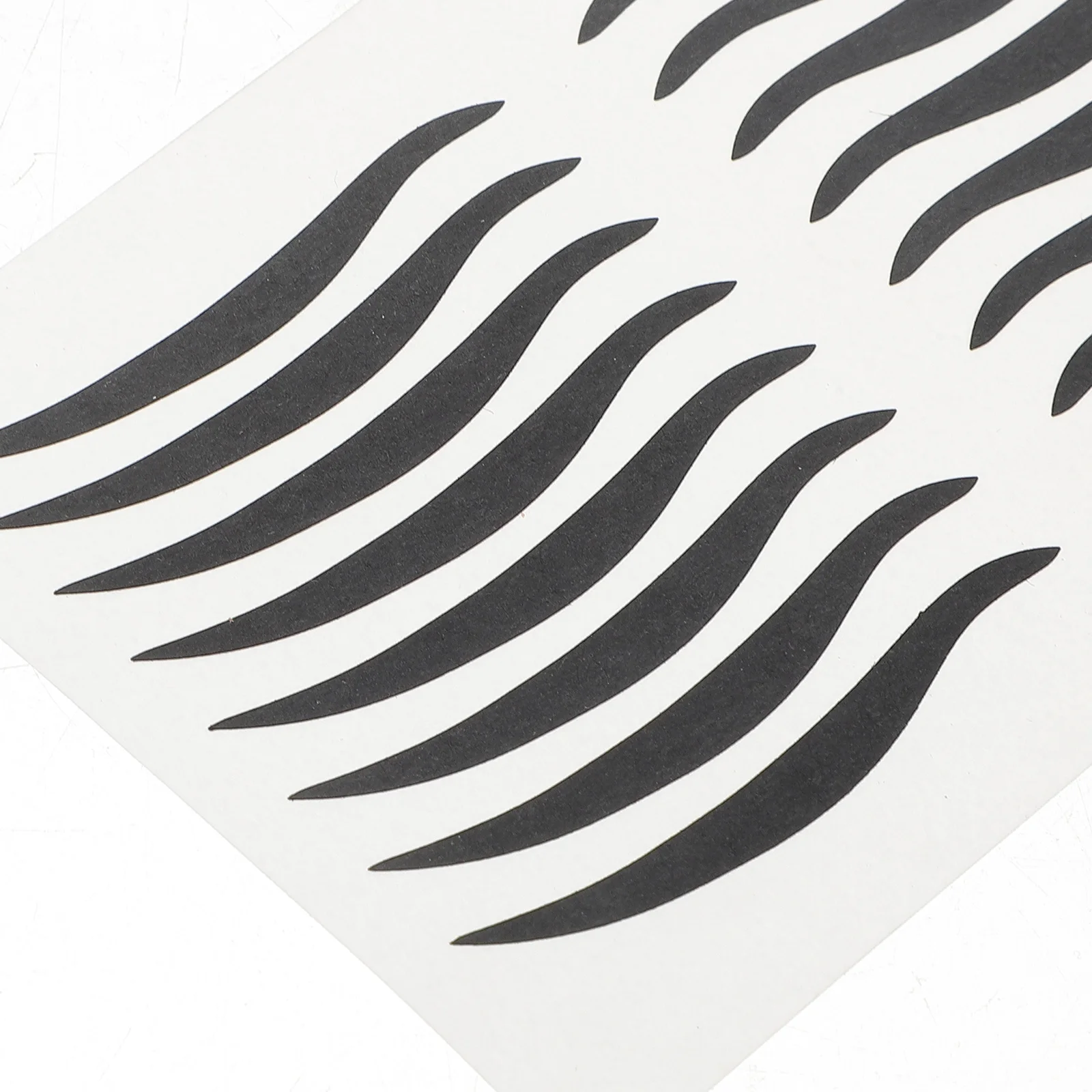 Adesivi per eyeliner neri 98X62Mm Strumento per il trucco degli occhi impermeabile riutilizzabile per la alternativa del nastro per doppia palpebra dal design alato