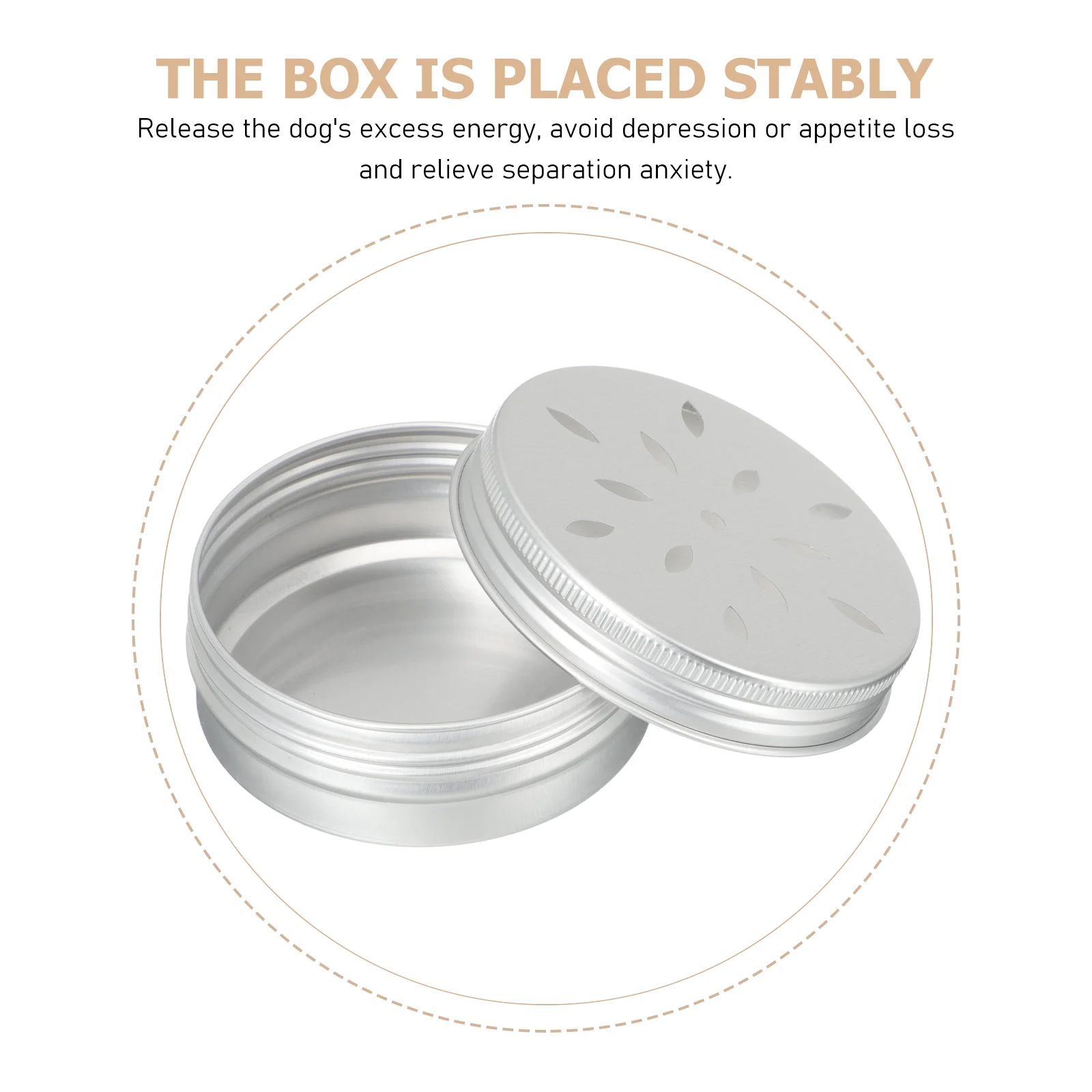 10 Pcs Boxes Container Case Dog Supplies Dog Scent Metal Tins With Lids Training Pet Training Supplies