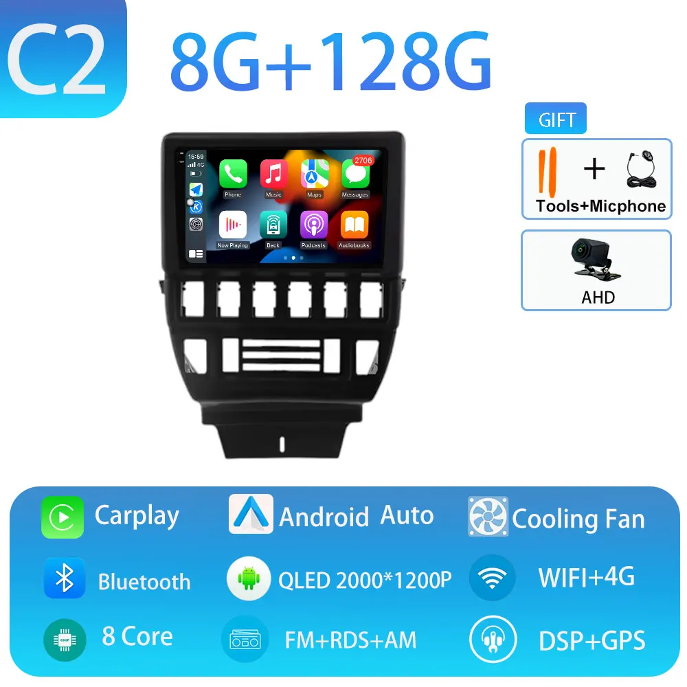 Voor LADA Niva 1993-2020 Android 15 Auto Speler Centrale GPS Navigatie Multimedia Draadloze Carplay Stereo Scherm 4G BT Head Unit - afbeelding 1