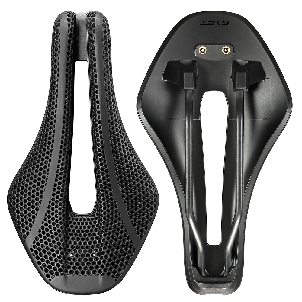 AliExpress RYET TT01 Triathlon 3D Saddle VCM Short Nose Aero Carbon 3D Printed 242x133mm Reinforced Nylon Shell 7x9mm  Rail Time Trial