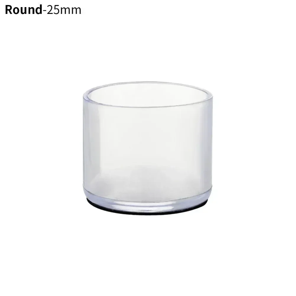 16 Chair Leg Cap Rubber Foot Protector Cushion Furniture Table Cover 16mm/19mm/25mm/30mm PVC Anti-noise Covers image 4