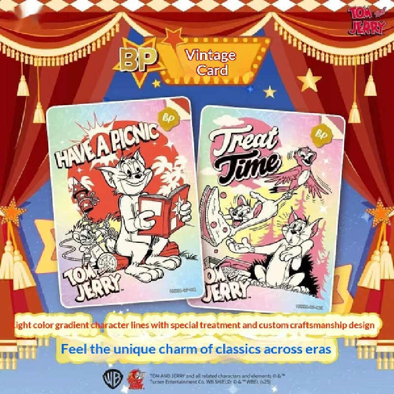 الكرتون تحصيل لعبة ببطاقات ورقية SE أصيلة القط والفأر الثنائي الديناميكي مجموعة متنوعة من المسابقين الفرح أنيمي تحت عنوان بطاقات التداول #3