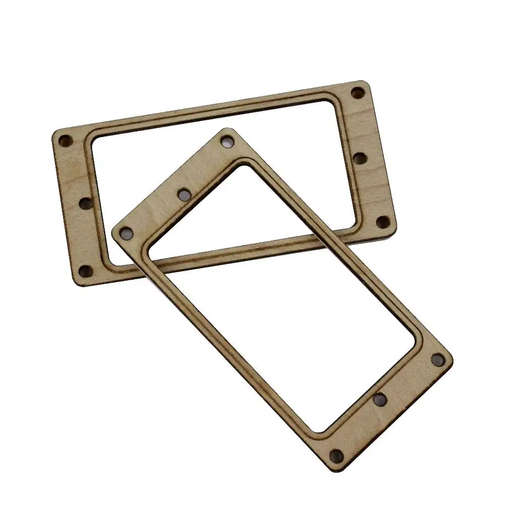 Guitar Pickup Humbucker Mounting Frame Maple Plastic Electric Guitar Pickup Part Tool for Music Performance