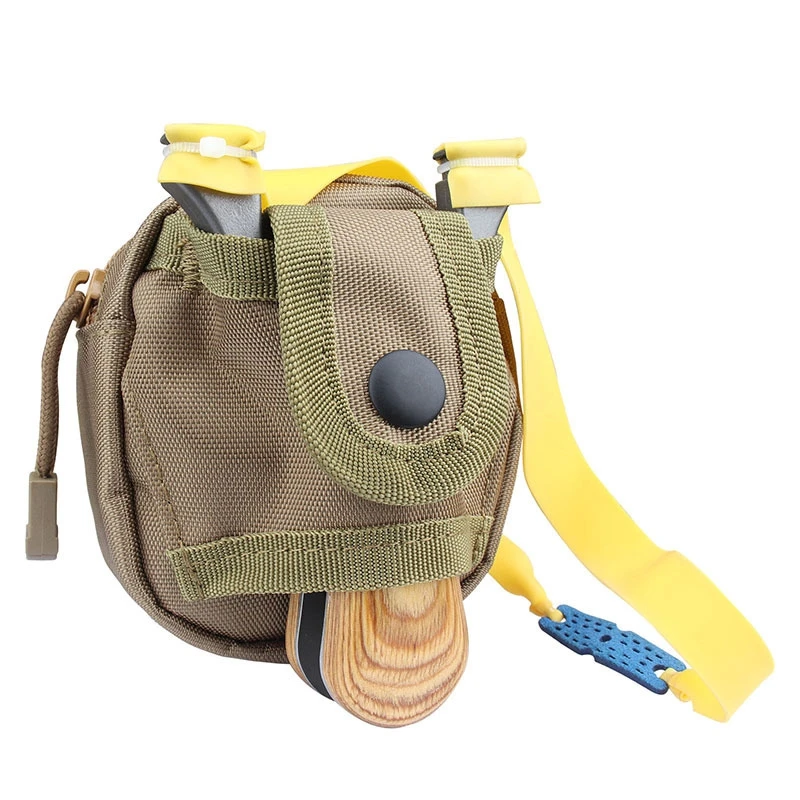 Outdoor Sports Steel Ball Package Nylon Slingshot Bag Back Waistbelt Bag Durable Without Deformation Hunting Magzine Pouch