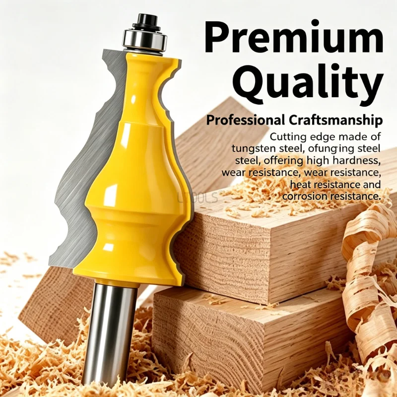 Picture Frame Router Bits Tenon Tungsten Carbide Line Bit Woodworking Milling Cutter Elegant Picture Frame Molding Router Bit