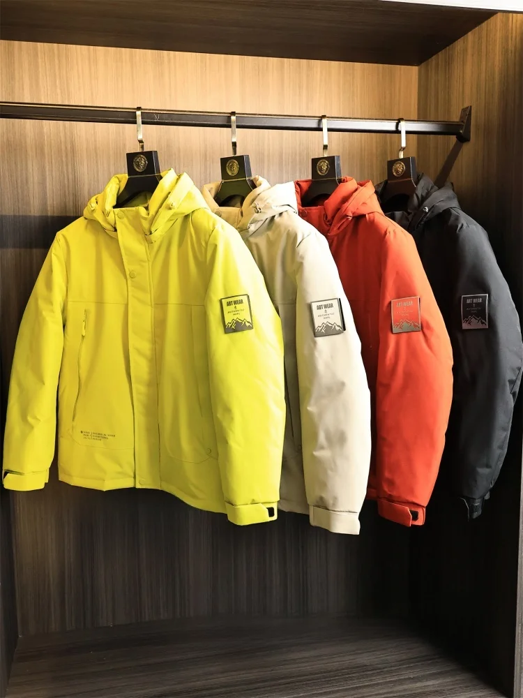 

Функция серии aphene Technology Mountain! Осень-зима мужские Thiened ветрозащитные водонепроницаемые P хлопок теплый хлопок с капюшоном...