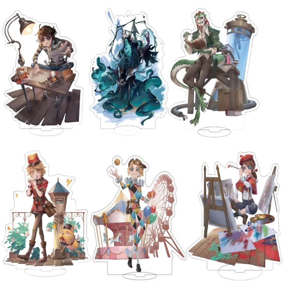 Charm Anime Fans Gifts 15CM Identity V HD Figures Cosplay supporto in acrilico modello Plate Desk Decor Standing Sign prop Series