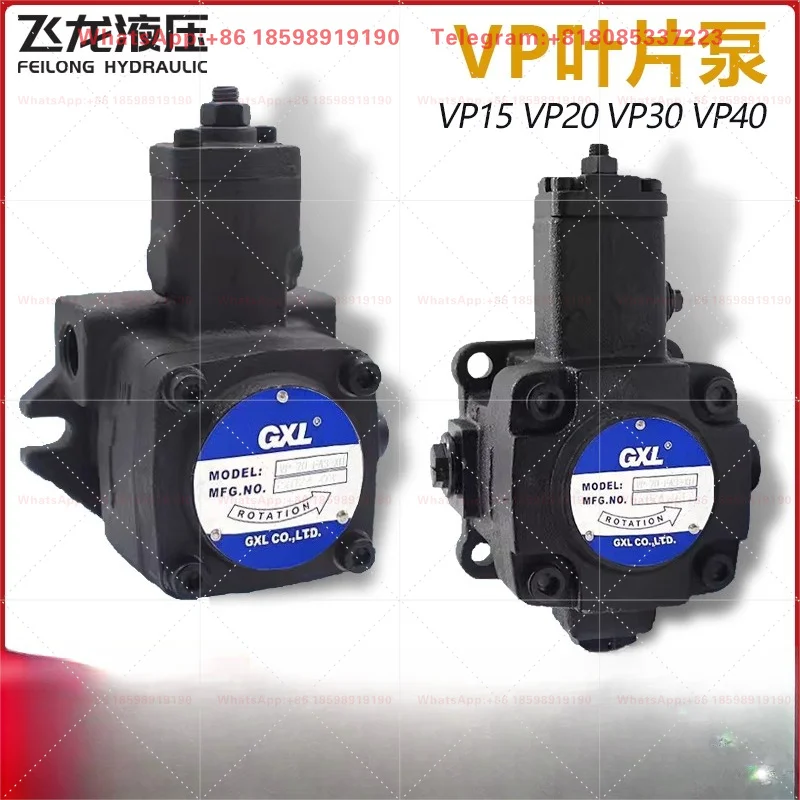 

VP-20-FA3 VP-30-FA3 Variable Vane Hydraulic Pump 08/12/15/40 Series Adjustable Oil Pressure Pump Unit