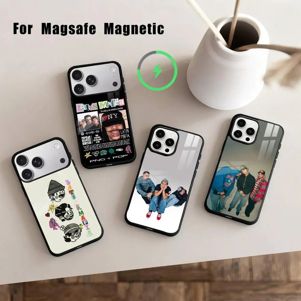 

L-Latin Mafia Phone Case For iPhone17,16,15,14,13,12,11 Plus,Pro Max Magnetic For Magsafe Wireless Charging