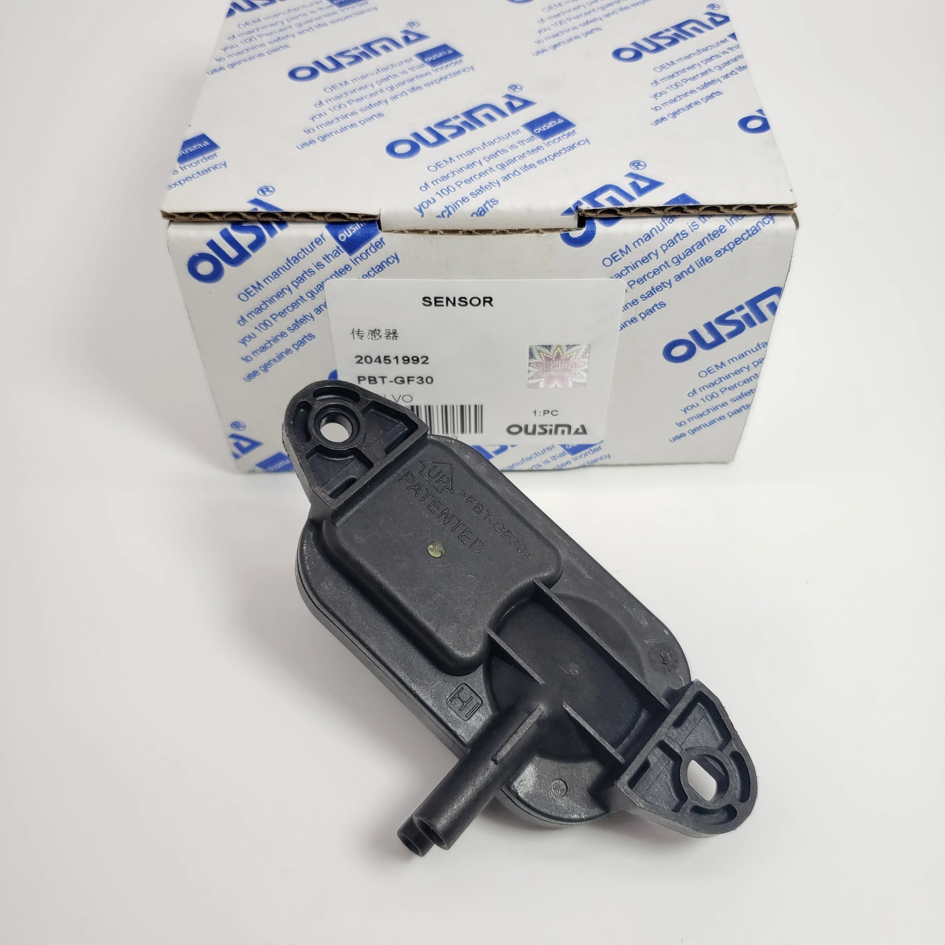 Truck Exhaust Air Intake Transducer Pressure Sensor 20451992 PBT-GF30 for Construction Machinery Parts