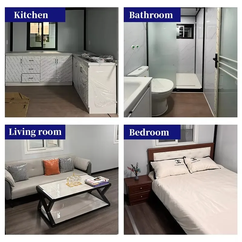 Innovations 40ft Shipping Container House High Standard 2 Bedroom Expandable Good Price with Full Bathroom for Hotel Application