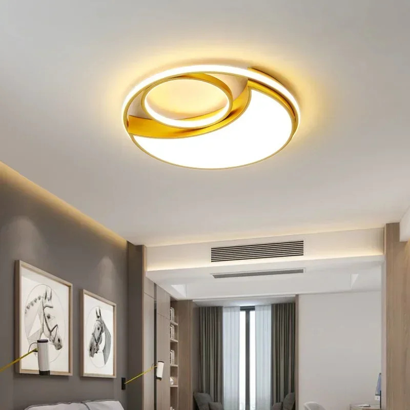 Modern LED Ceiling Light Smart Remote Control Adjustable Color Temperature Brightness Living Room Bedroom Kitchen Lights Lustre