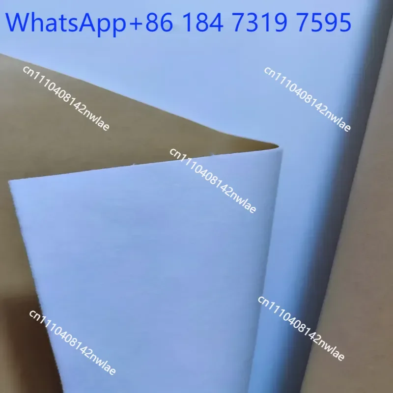 American Style Non Marking White PVC Flocking Cloth Self Adhesive Blister Top Mold Fabric for DIY Craft Repair