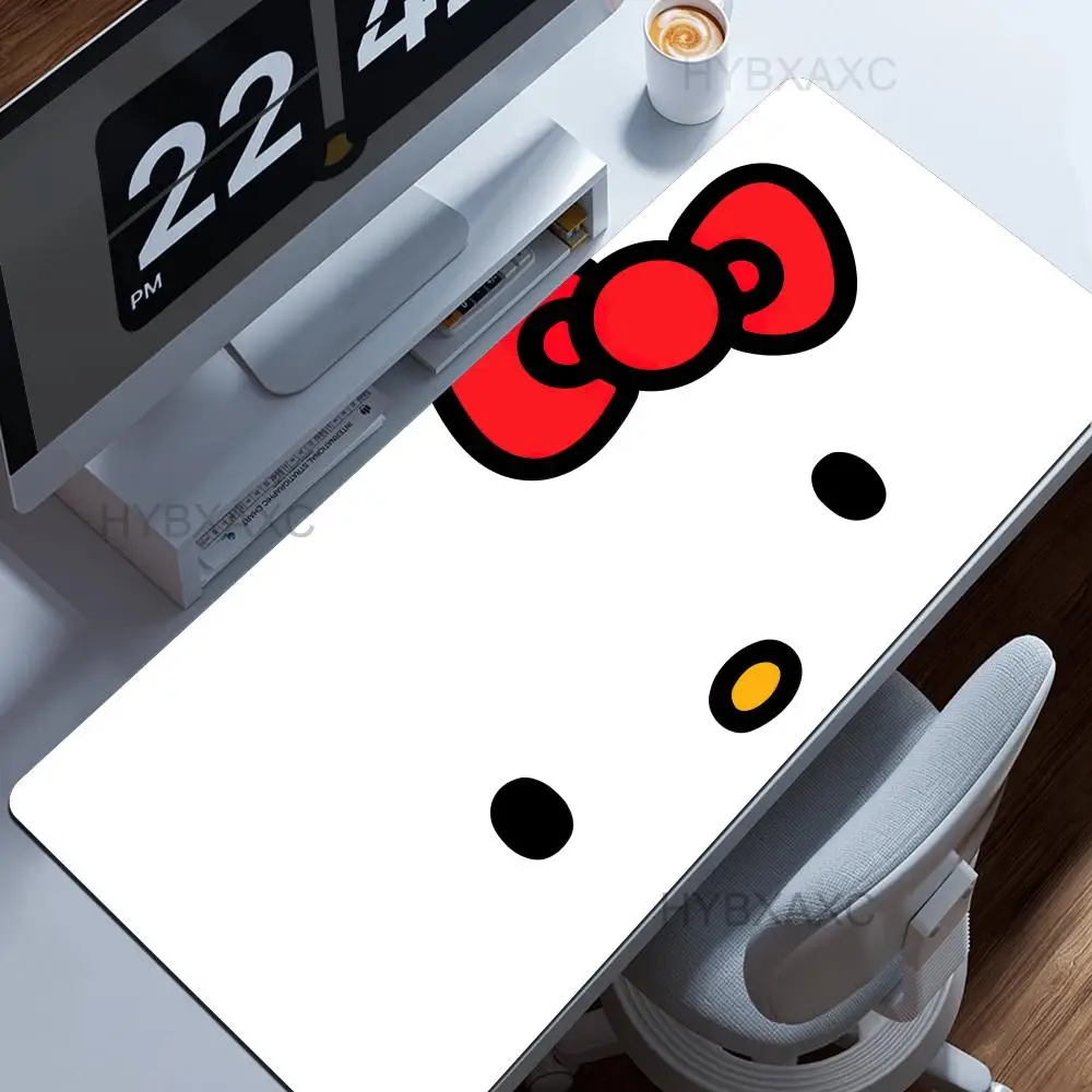 

Sanrio Cartoon Cute Hello Kitty Mouse Pad Cute HD Desk Pad Extended Gaming Keyboard Mats Large 90x40cm XXL Gamer Mousepad