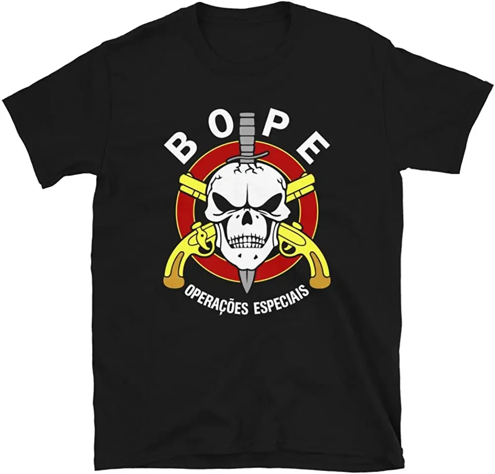 BOPE Batallon Ops Policiales Especiais Men T-Shirt Batallion Special Operations Brazil Tropa de Elite Military TShirt