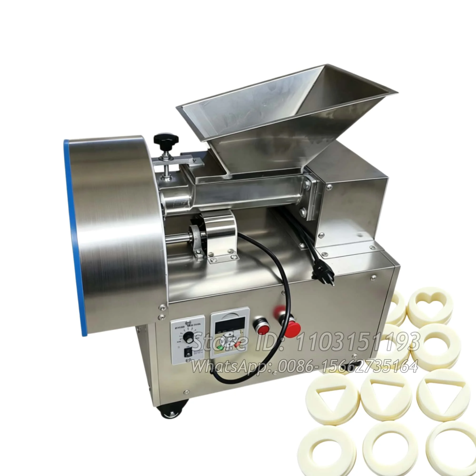 Electric Automatic Adjustable Dough Ball Cutting Machine And Dough Divider Round For Pizza Small Bread Cookie Hot Dog Bun