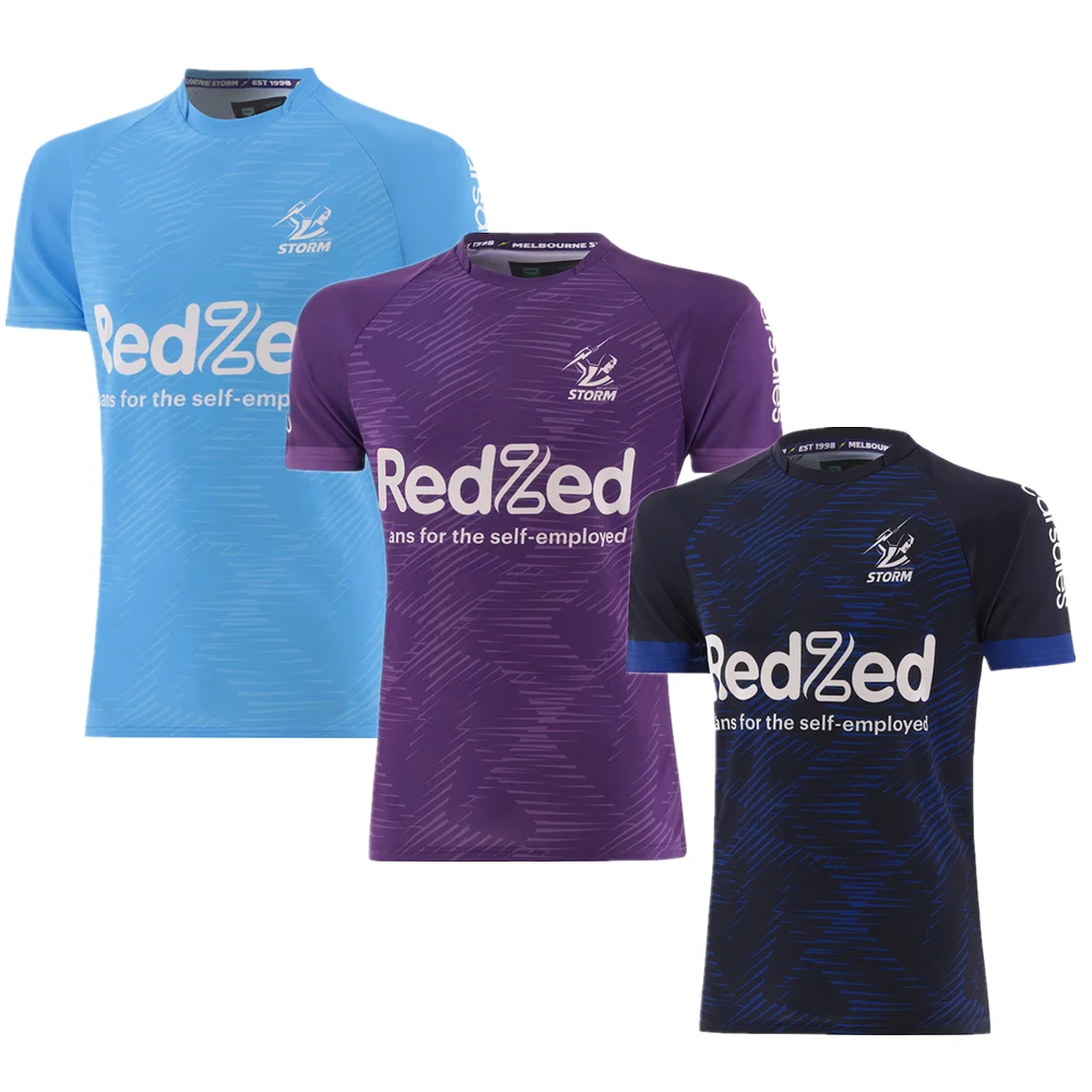 Новая тренировочная одежда Melbourne STORM 2025 года, трикотаж для регби, рубашка для регби Australia Storm, жилет s-5xl