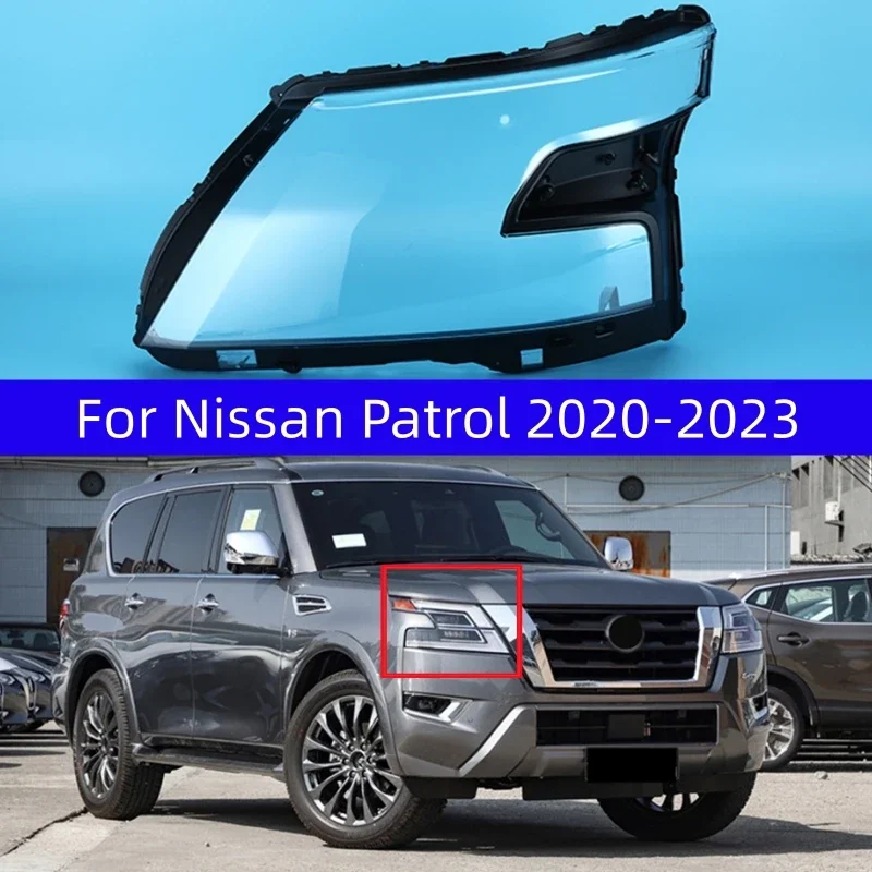 

X-T For Nissan Patrol 2020 2021 2022 2023 Automobiles Parts Accessories Car Lights Shell Front Headlight Glass